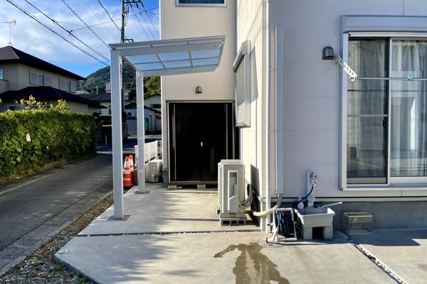 神奈川県M町 外構サイクルポート設置施工 イメージ1