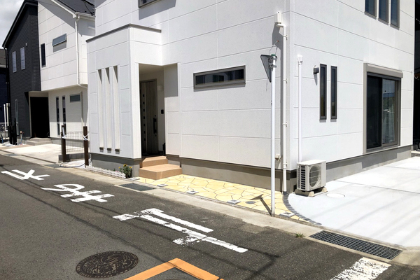 神奈川県H市 ローラーストーン外構工事 イメージ1