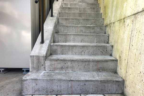 神奈川県 外構階段ローラーストーン工事 イメージ4