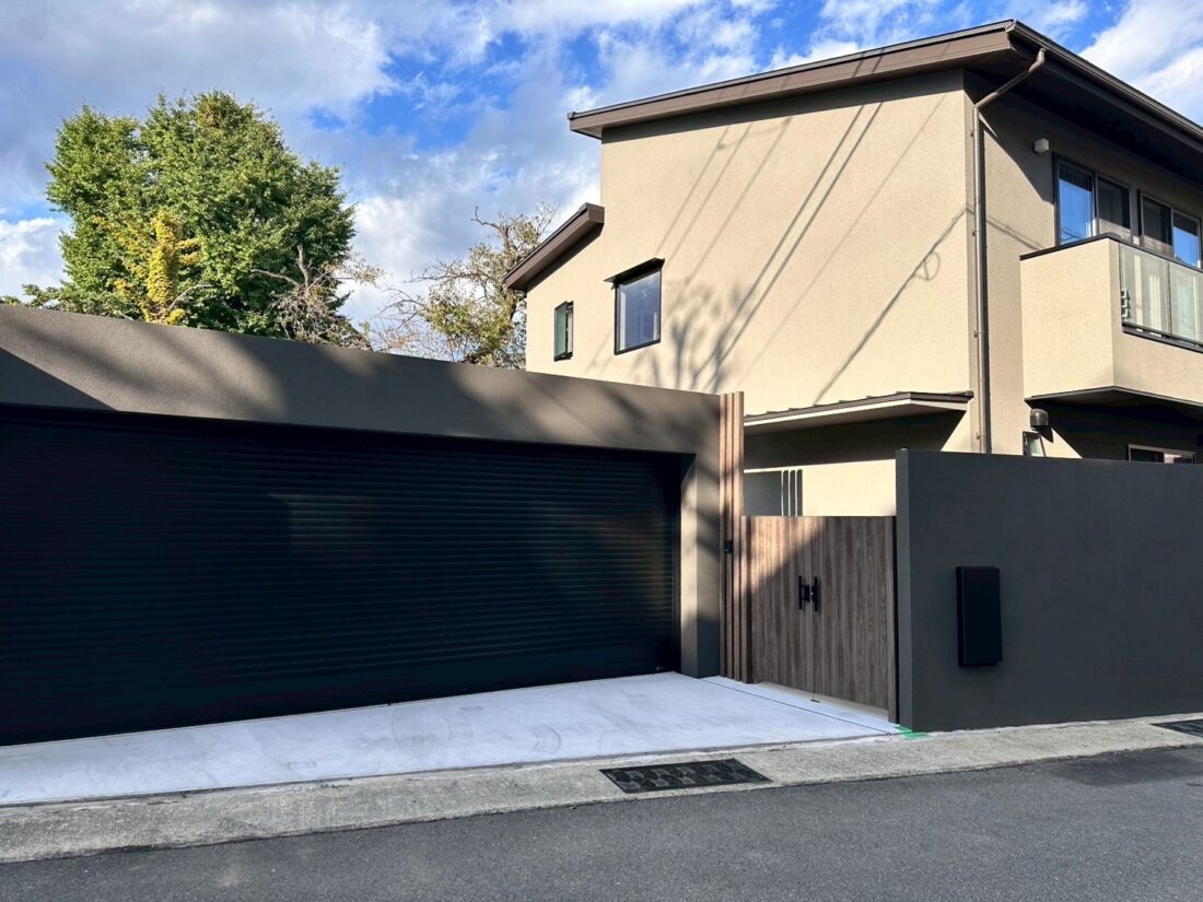 モダンフルクローズ外構施工事例 イメージ1